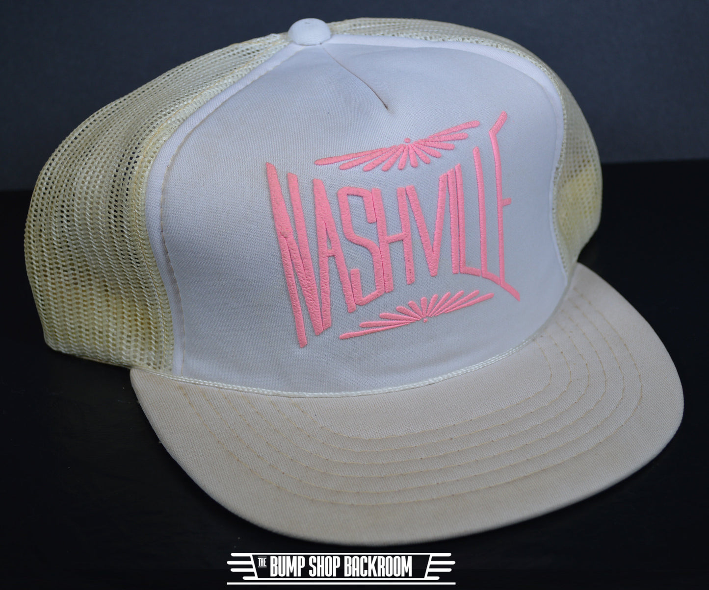Vintage Nashville Snapback Hat 1980s.