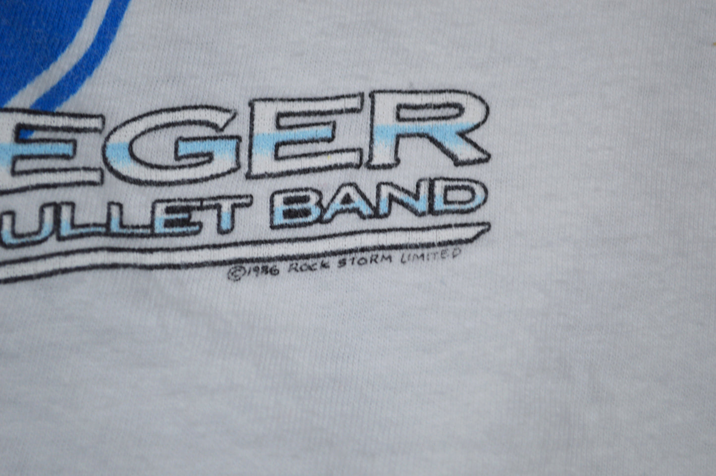 Vintage Bob Seger Silver Bullet Band Tour T-shirt 1986