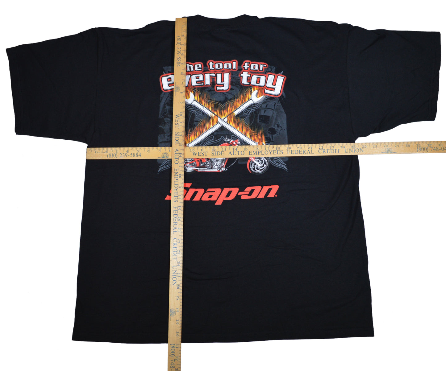 Vintage Snap-On Tools Chopper T-shirt Y2K.