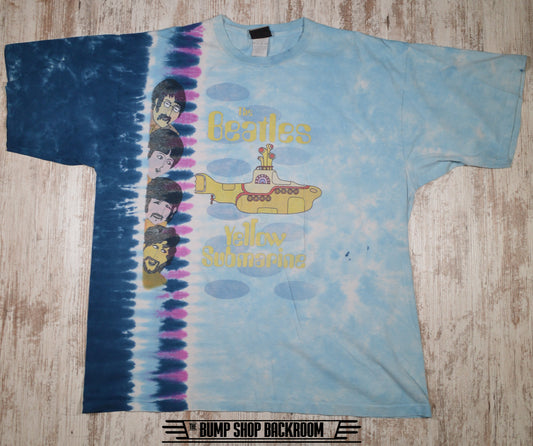 Vintage Beatles Yellow Submarine Tie Dye Tee