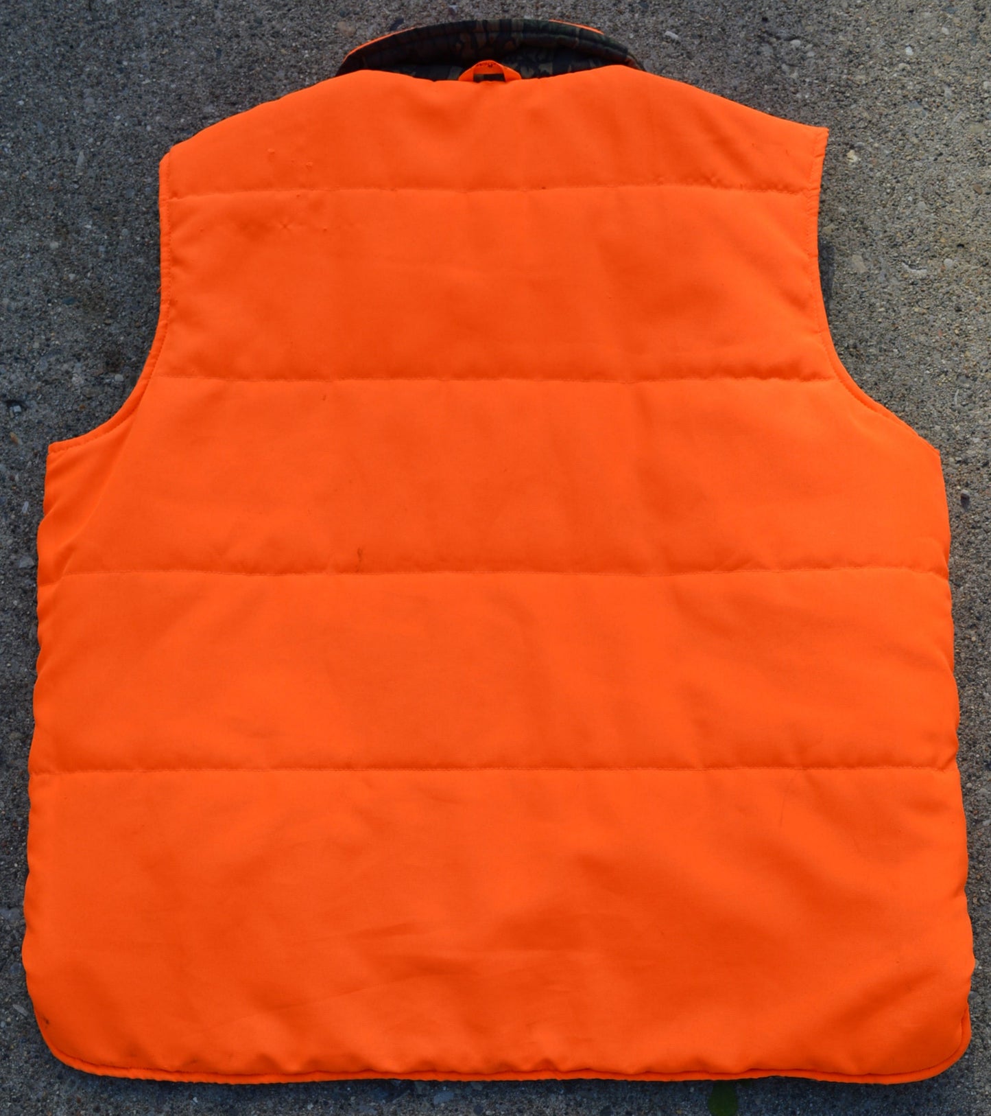 Vintage Winchester Trebark Safety Orange Reversible Vest