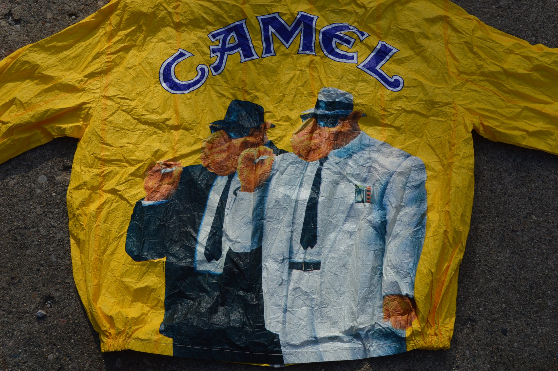 Vintage Camel Cigarettes Joe Camel Zip Up Windbreaker