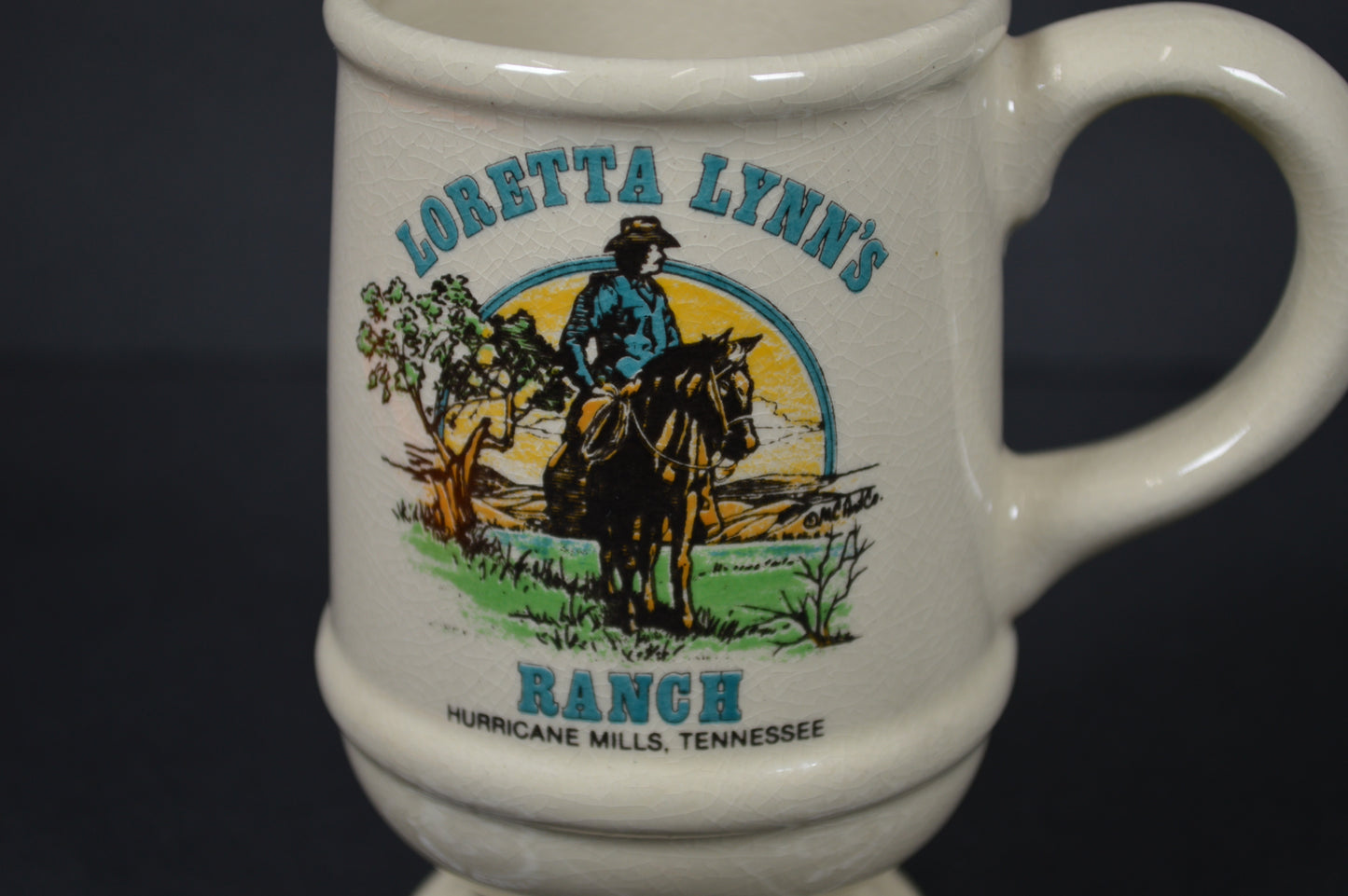 Vintage Loretta Lynn Ranch Coffee Mug Souvenir 