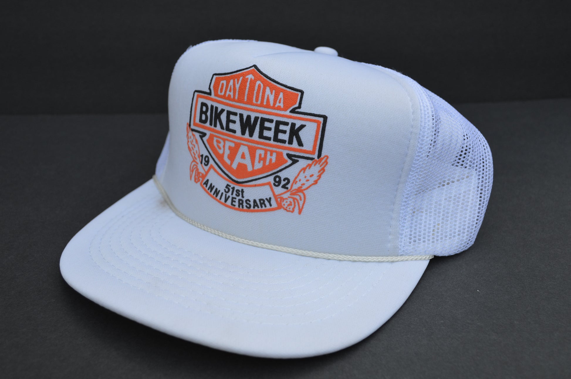 Vintage Daytona Bike Week Snapback Hat 1992