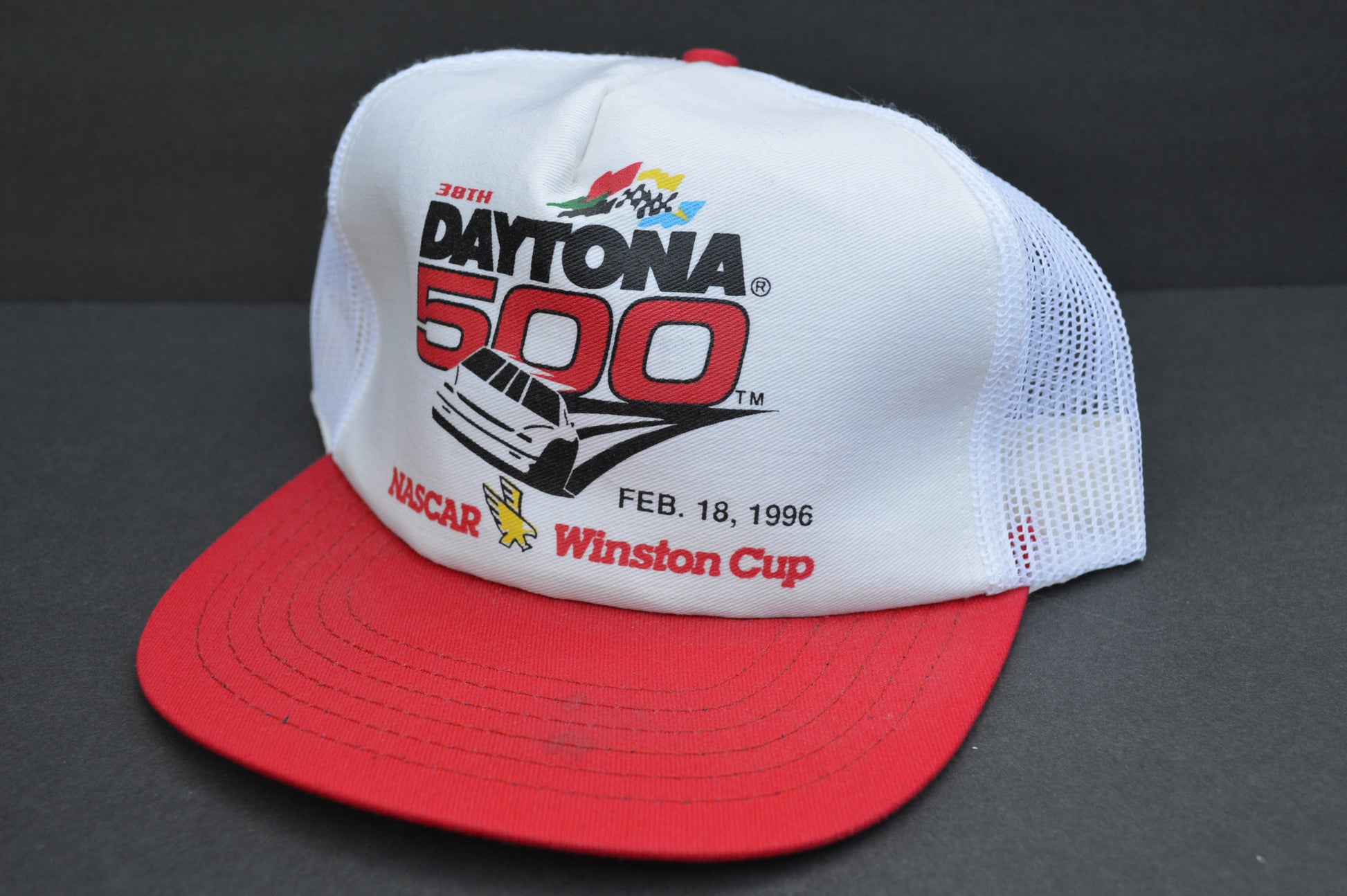 Vintage 1996 Winston Cup Daytona 500 Snapback Hat 