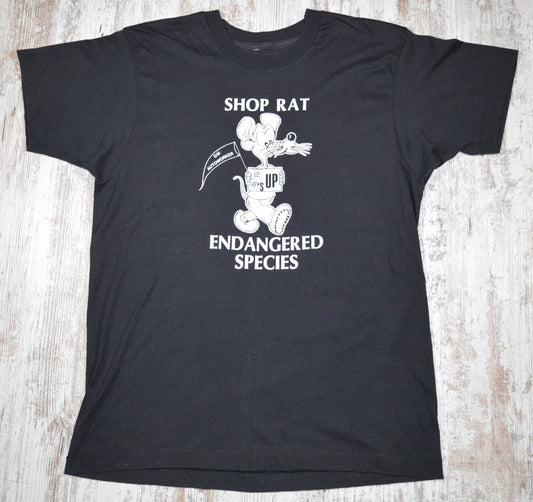 Vintage Shop Rat Endangered Species GM Flint T-shirt 1980s