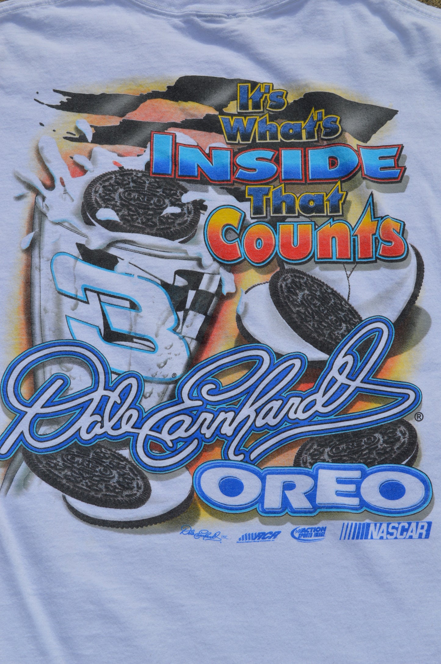 Vintage Dale Earnhardt Oreo One Tough Cookie Tee 1990s