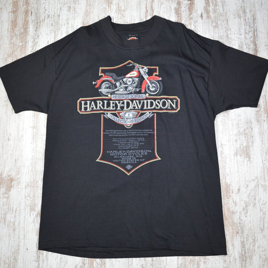 Vintage Harley Davidson Columbus Ohio T-shirt 1990s
