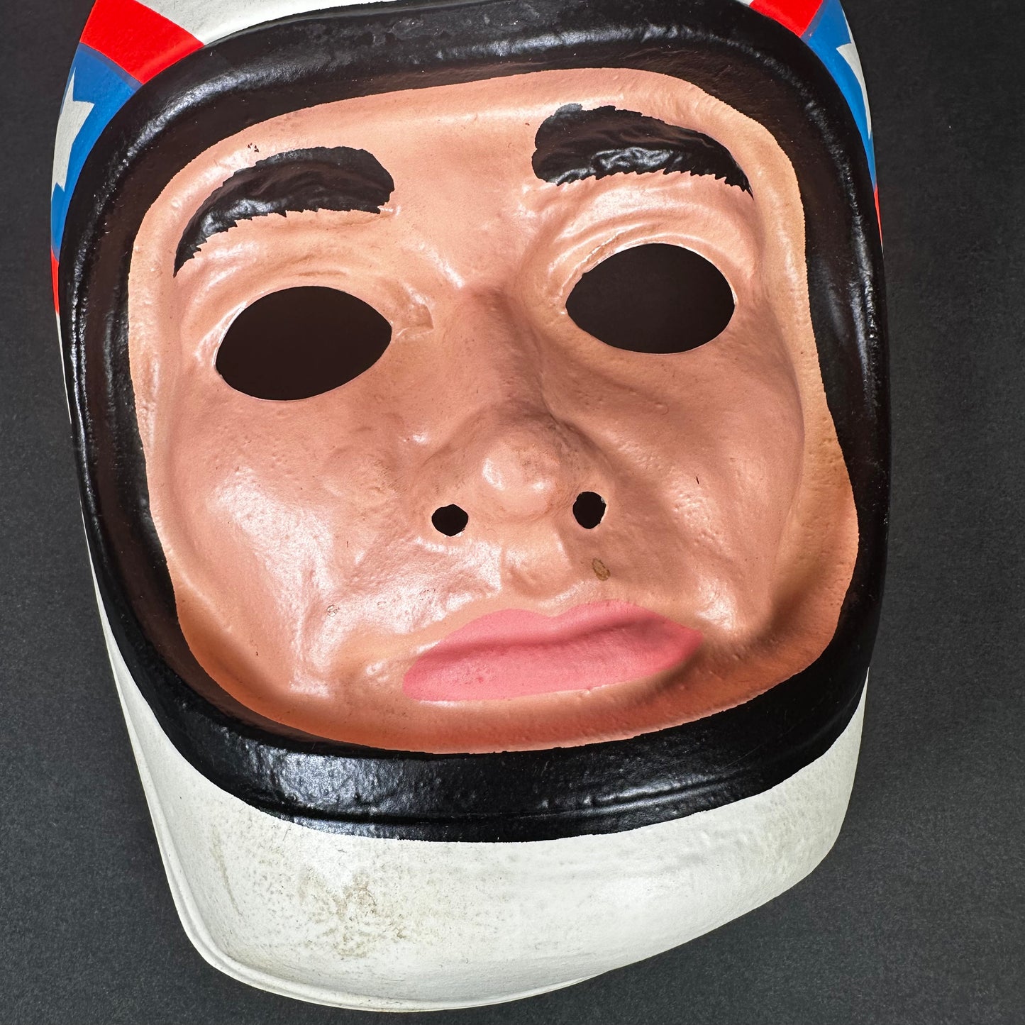 Vintage Evel Knievel Halloween Costume Mask and Suit 1974 Ben Cooper