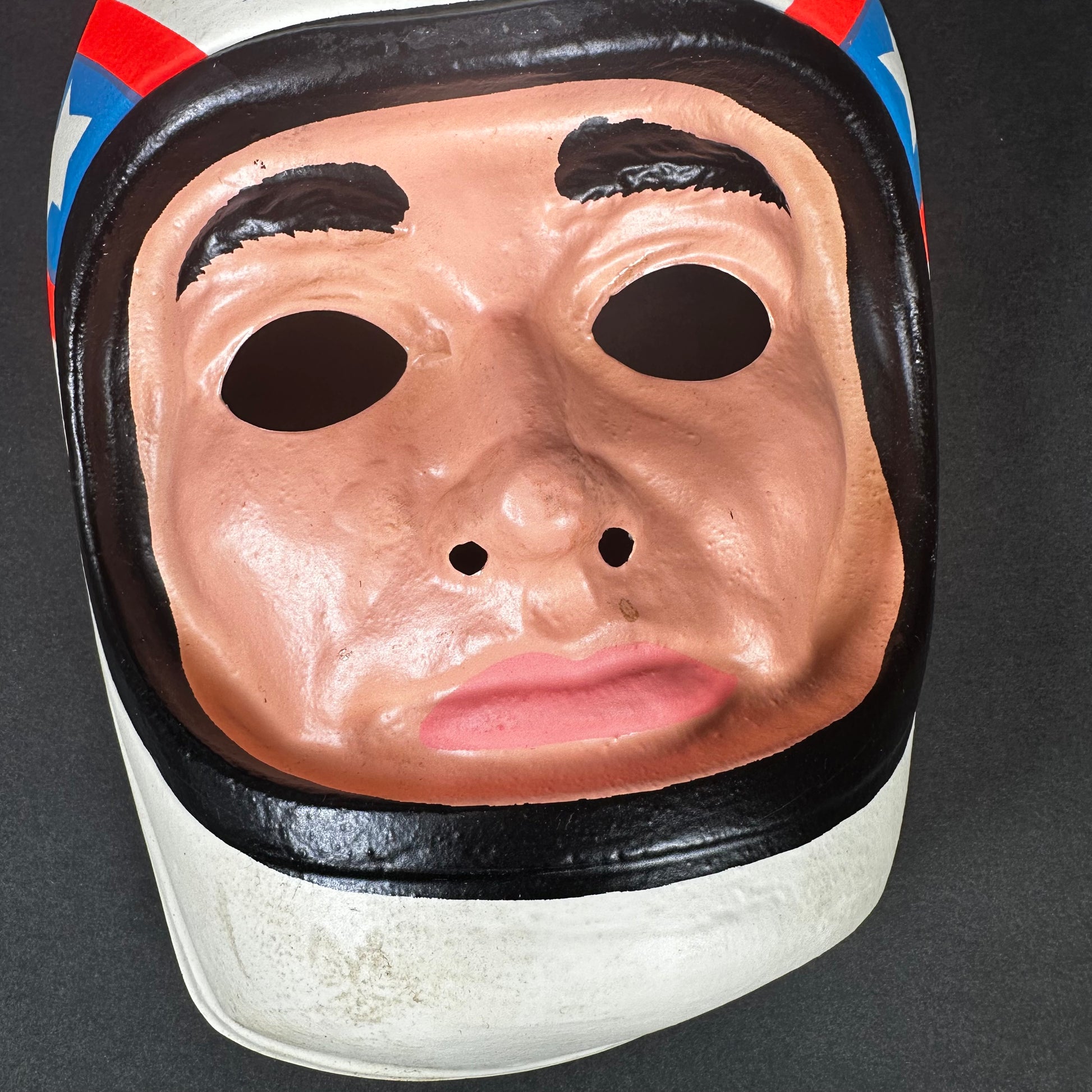 Vintage Evel Knievel Halloween Costume Mask and Suit 1974 Ben Cooper