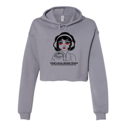 Pin Up Trash - Women’s Lightweight Cropped Hoodie