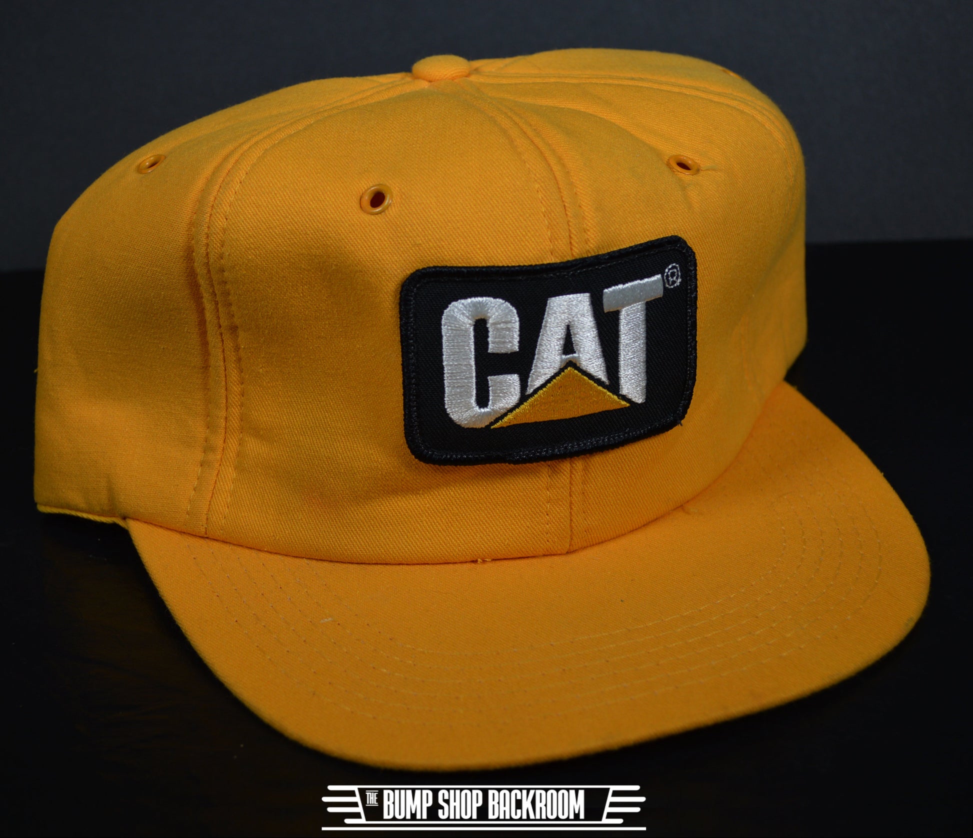 Vintage CAT Snapback Hat 1980s.