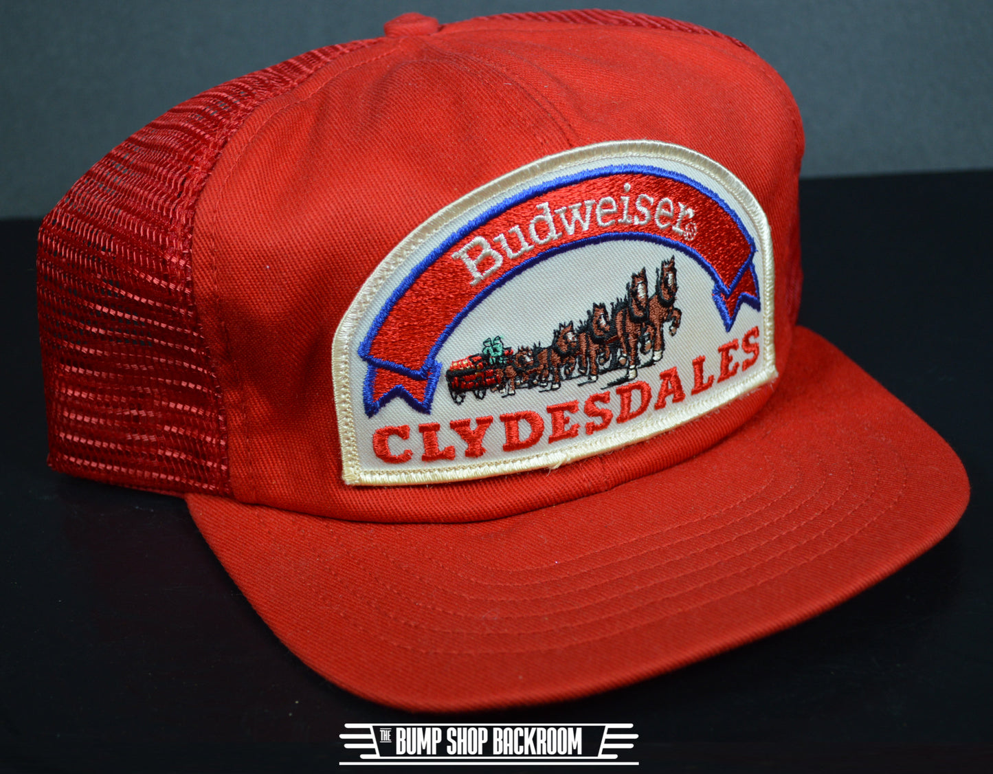 Vintage Budweiser Clydesdale Snapback Hat 1980s