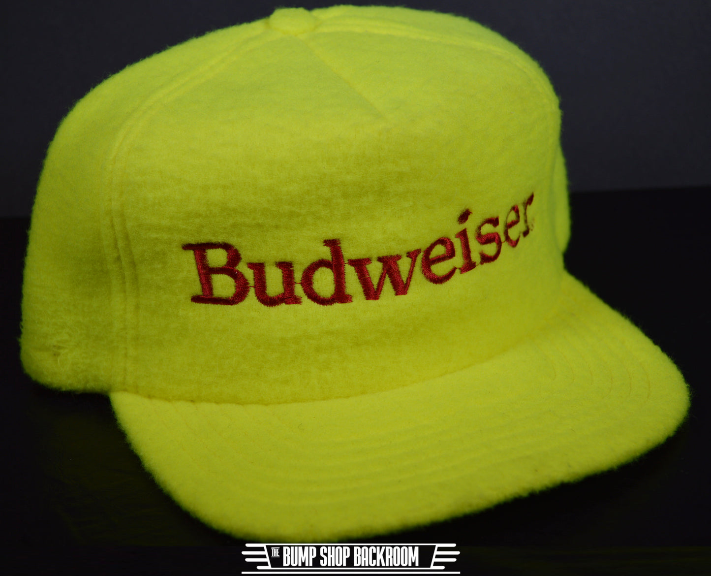 Vintage Budweiser Fuzzy Snapback Hat 1980s 