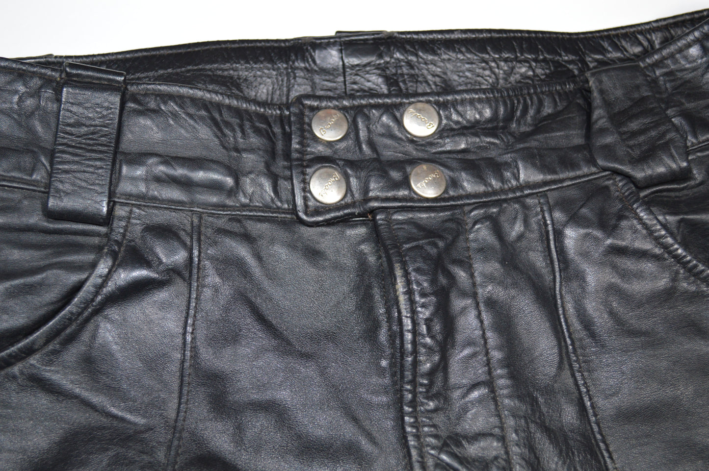 Vintage Brooks Leather Motorcycle Pants 1960s