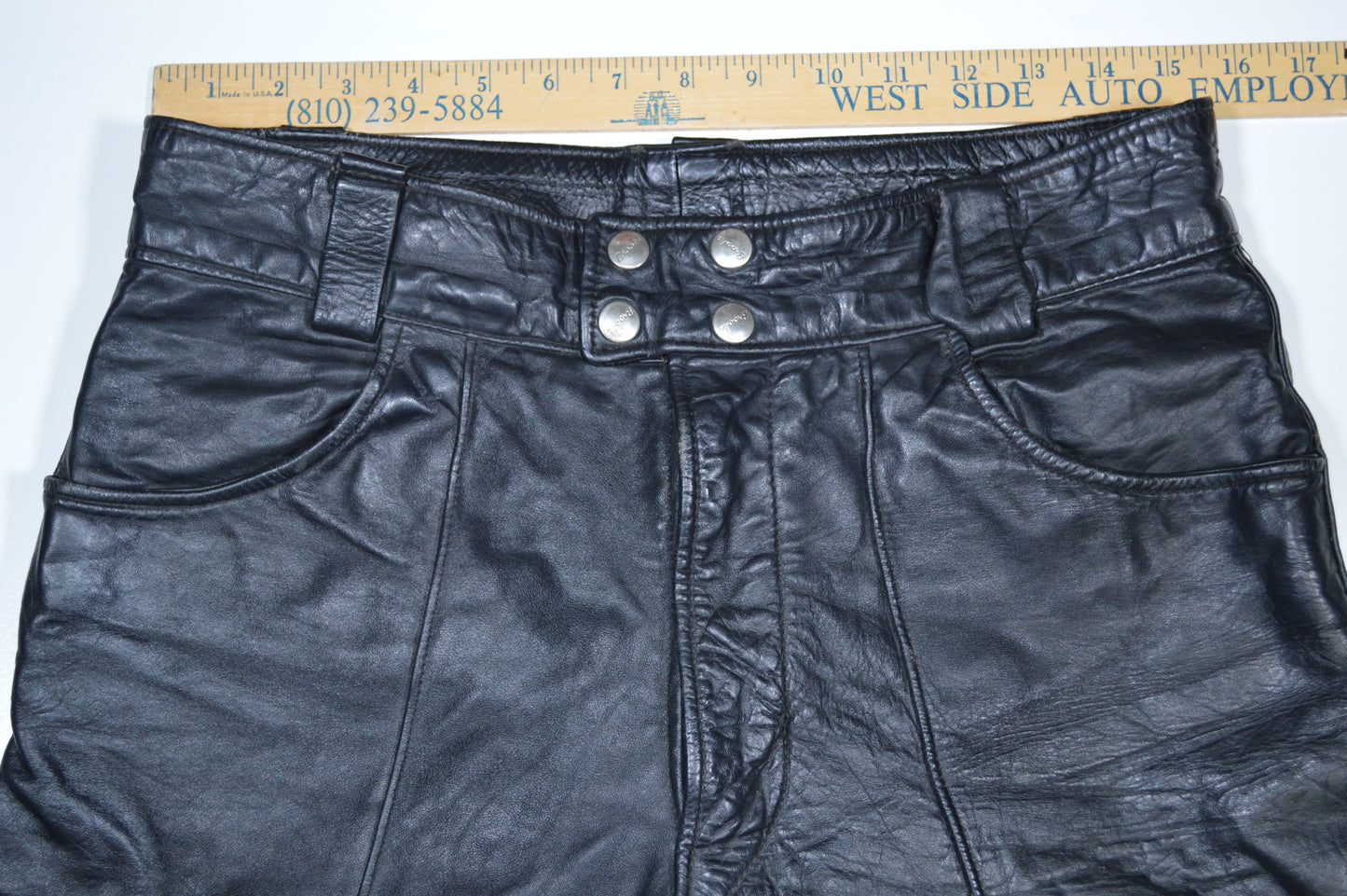 Vintage Brooks Leather Motorcycle Pants 1960s