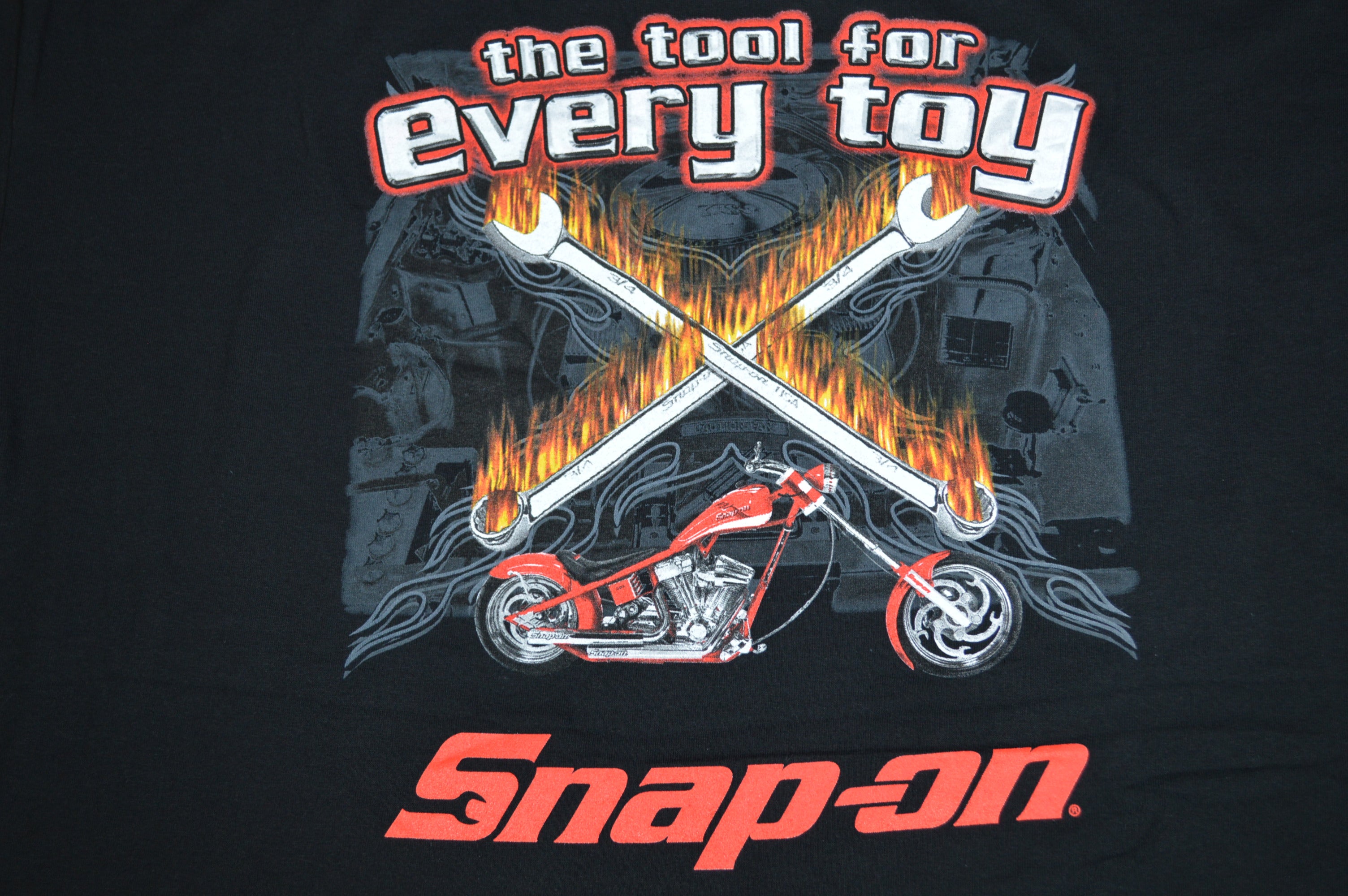 Vintage Snap-On Tools Chopper T-shirt Y2K NWOT