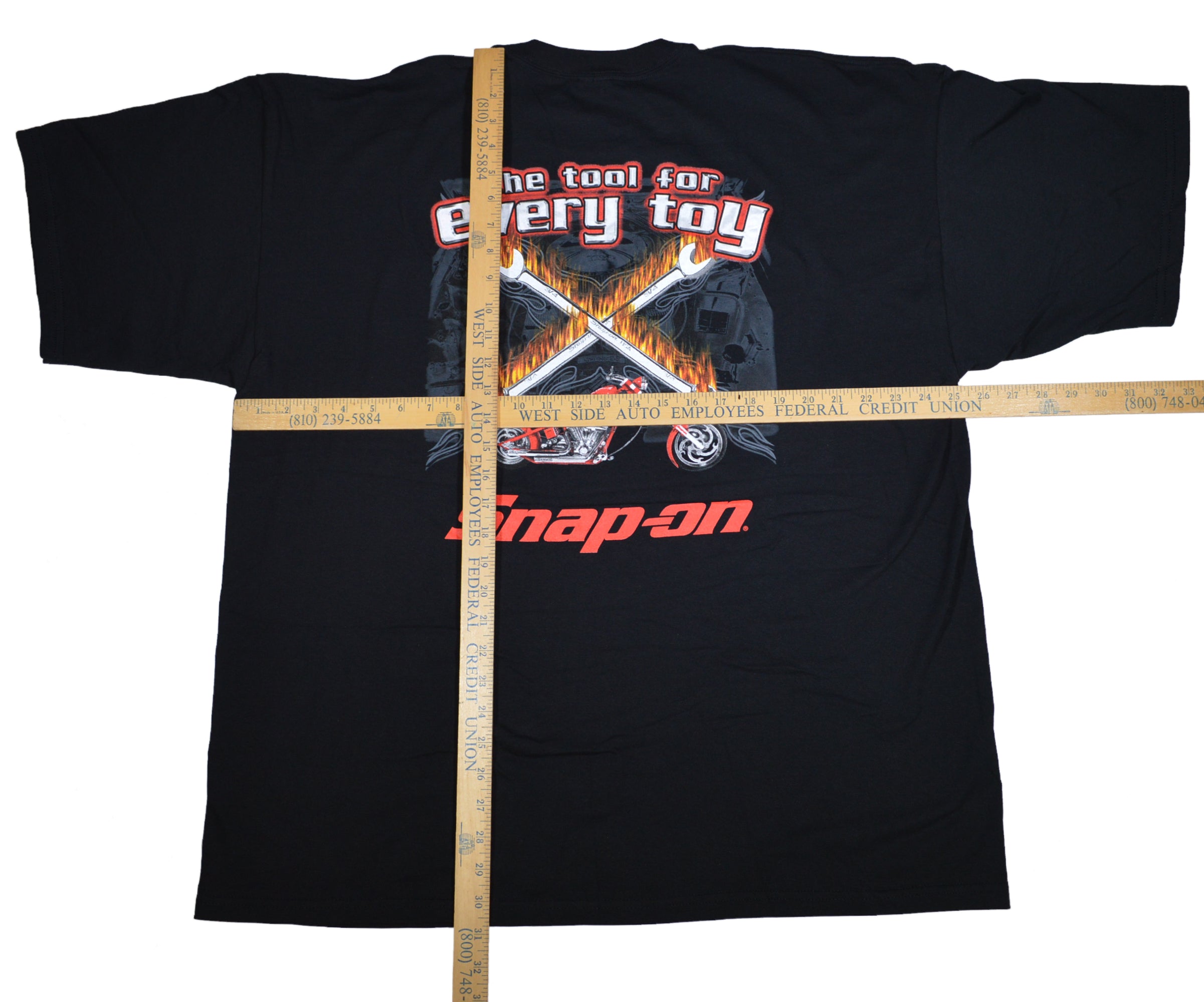 Vintage Snap-On Tools Chopper T-shirt Y2K NWOT