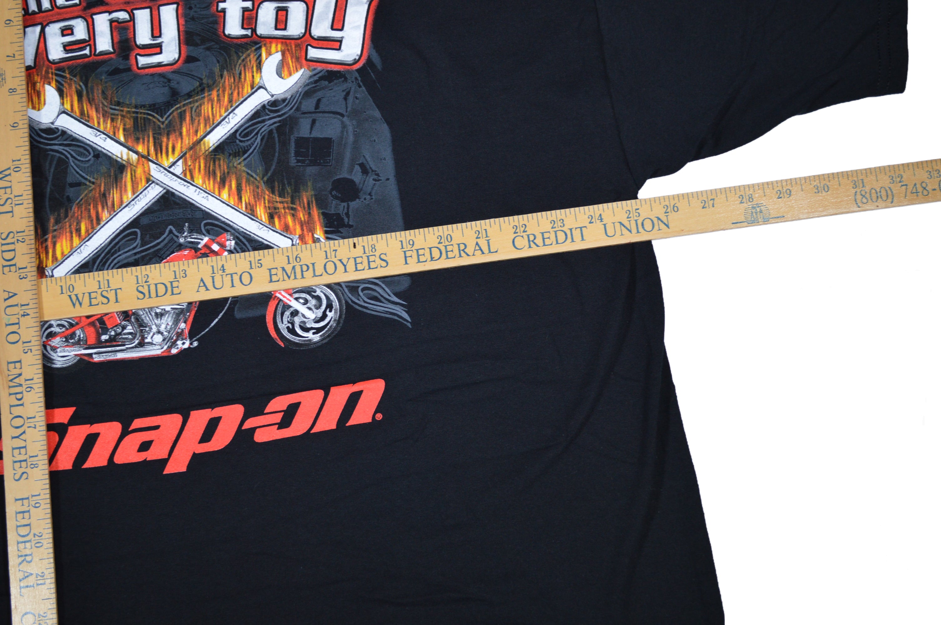 Vintage Snap-On Tools Chopper T-shirt Y2K NWOT